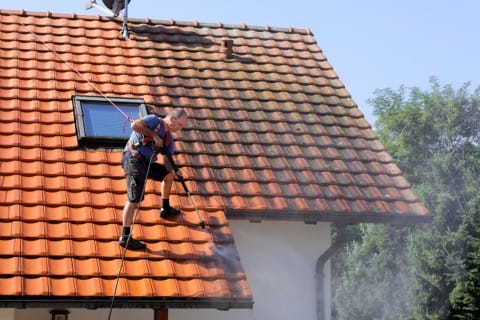 Nettoyage de toiture & gouttières, peinture & hydrofugation de toiture Azur